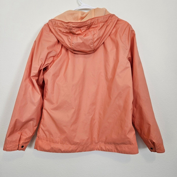 Carhartt Womens Rockford Windbreaker Jacket Rain Coat Coral Full Zip Hooded XS - Picture 2 of 16